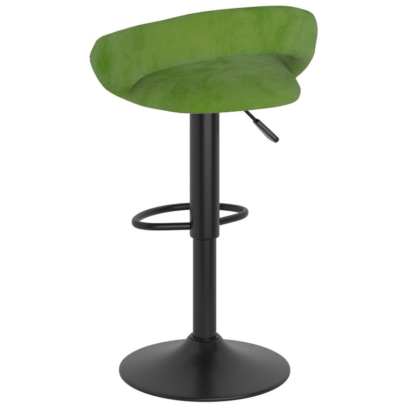 Casa si Gradina - Mobilier - Scaune si fotolii - Scaune - Scaune de bar, 2 buc., verde deschis, catifea - Infinity.ro