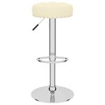 Casa si Gradina - Mobilier - Scaune si fotolii - Scaune - Scaune de bar, 2 buc., crem, material textil - Infinity.ro