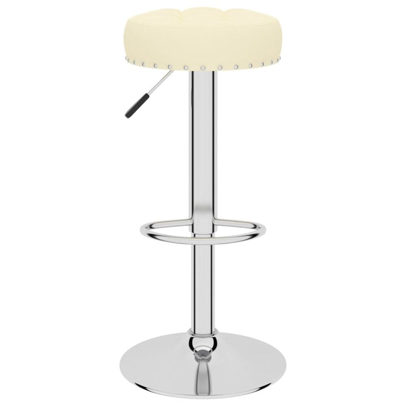 Casa si Gradina - Mobilier - Scaune si fotolii - Scaune - Scaune de bar, 2 buc., crem, material textil - Infinity.ro