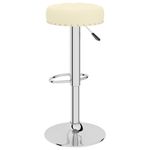 Casa si Gradina - Mobilier - Scaune si fotolii - Scaune - Scaune de bar, 2 buc., crem, material textil - Infinity.ro