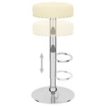 Casa si Gradina - Mobilier - Scaune si fotolii - Scaune - Scaune de bar, 2 buc., crem, material textil - Infinity.ro
