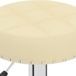 Casa si Gradina - Mobilier - Scaune si fotolii - Scaune - Scaune de bar, 2 buc., crem, material textil - Infinity.ro