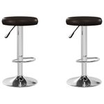 Casa si Gradina - Mobilier - Scaune si fotolii - Scaune - Scaune de bar, 2 buc., maro, piele ecologica - Infinity.ro