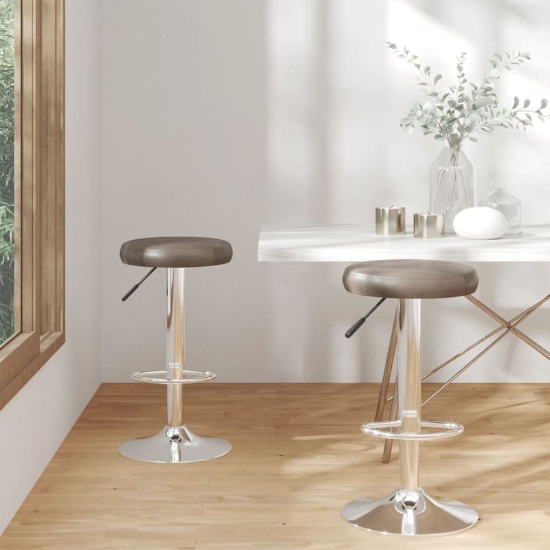 Casa si Gradina - Mobilier - Scaune si fotolii - Scaune - Scaune de bar, 2 buc., maro, piele ecologica - Infinity.ro