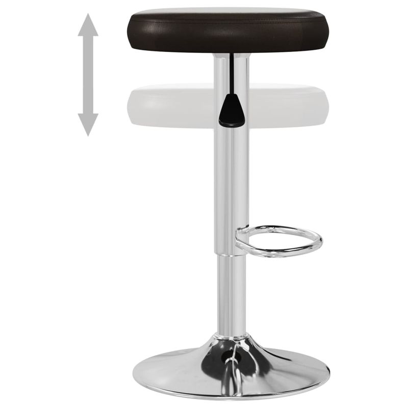 Casa si Gradina - Mobilier - Scaune si fotolii - Scaune - Scaune de bar, 2 buc., maro, piele ecologica - Infinity.ro