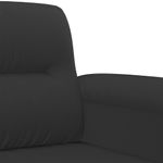 Casa si Gradina - Mobilier - Seturi de mobilier - Seturi living - Set de canapele cu perne, 3 piese, negru, microfibra - Infinity.ro