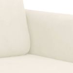 Casa si Gradina - Mobilier - Seturi de mobilier - Seturi living - Set de canapele cu perne, 3 piese, crem, catifea - Infinity.ro