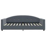 Casa si Gradina - Mobilier - Paturi si accesorii - Paturi - Cadru de pat, gri inchis, 100x200 cm, catifea - Infinity.ro