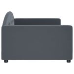 Casa si Gradina - Mobilier - Paturi si accesorii - Paturi - Cadru de pat, gri inchis, 100x200 cm, catifea - Infinity.ro