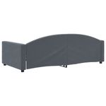 Casa si Gradina - Mobilier - Paturi si accesorii - Paturi - Cadru de pat, gri inchis, 100x200 cm, catifea - Infinity.ro