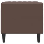 Casa si Gradina - Mobilier - Scaune si fotolii - Fotolii - Fotoliu Chesterfield, maro, piele ecologica - Infinity.ro