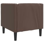Casa si Gradina - Mobilier - Scaune si fotolii - Fotolii - Fotoliu Chesterfield, maro, piele ecologica - Infinity.ro