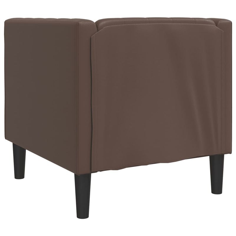 Casa si Gradina - Mobilier - Scaune si fotolii - Fotolii - Fotoliu Chesterfield, maro, piele ecologica - Infinity.ro