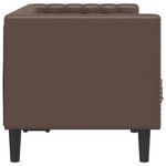 Casa si Gradina - Mobilier - Canapele si coltare - Canapele - Canapea Chesterfield cu 2 locuri, maro, piele ecologica - Infinity.ro