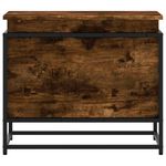 Casa si Gradina - Mobilier - Organizare si depozitare - Cutii depozitare - Cutie depozitare stejar afumat 60x40x51,5 cm lemn prelucrat - Infinity.ro