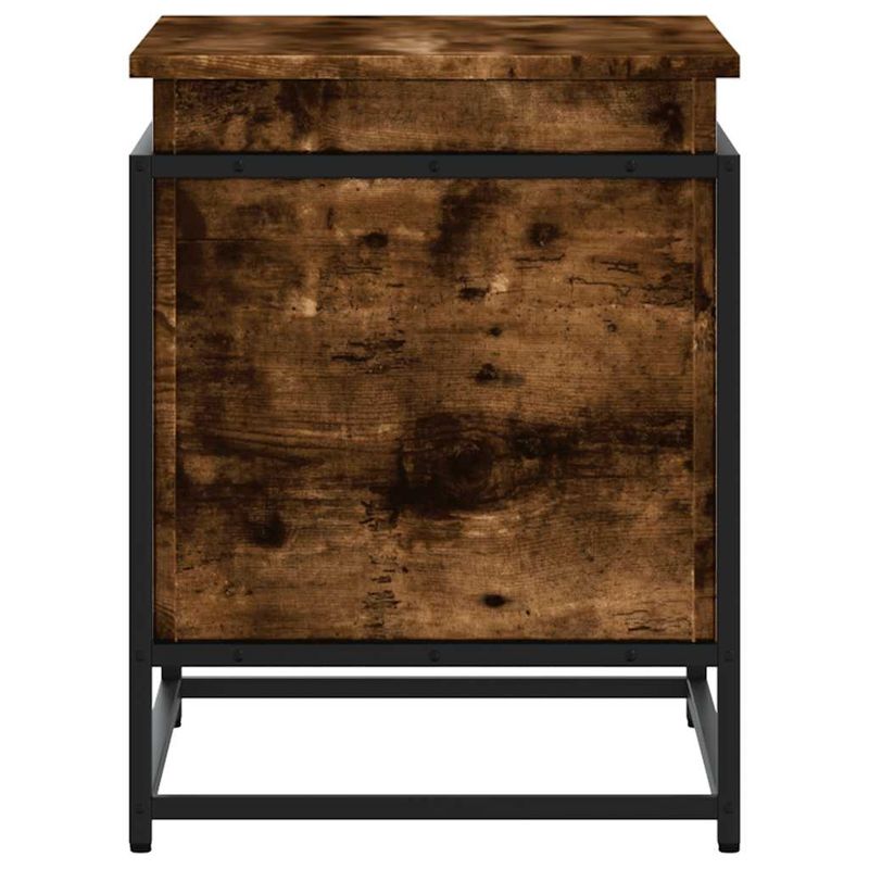 Casa si Gradina - Mobilier - Organizare si depozitare - Cutii depozitare - Cutie depozitare stejar afumat 60x40x51,5 cm lemn prelucrat - Infinity.ro