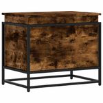 Casa si Gradina - Mobilier - Organizare si depozitare - Cutii depozitare - Cutie depozitare stejar afumat 60x40x51,5 cm lemn prelucrat - Infinity.ro