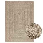 Casa si Gradina - Textile si covoare - Covoare - Covoare casa - Covor ZIZUR aspect iută 140x200 cm, pentru interior și exterior, model dreptunghiular - Infinity.ro