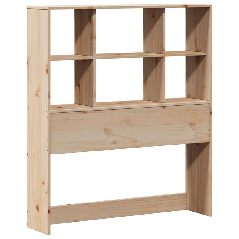 Casa si Gradina - Mobilier - Paturi si accesorii - Paturi - Pat cu biblioteca fara saltea, 90x200 cm, lemn masiv pin - Infinity.ro