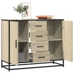 Casa si Gradina - Mobilier - Comode si corpuri - Comode - Dulap, stejar sonoma, 92x35x76 cm, lemn prelucrat - Infinity.ro