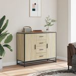 Casa si Gradina - Mobilier - Comode si corpuri - Comode - Dulap, stejar sonoma, 92x35x76 cm, lemn prelucrat - Infinity.ro