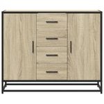 Casa si Gradina - Mobilier - Comode si corpuri - Comode - Dulap, stejar sonoma, 92x35x76 cm, lemn prelucrat - Infinity.ro
