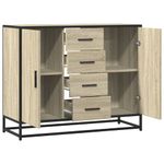 Casa si Gradina - Mobilier - Comode si corpuri - Comode - Dulap, stejar sonoma, 92x35x76 cm, lemn prelucrat - Infinity.ro