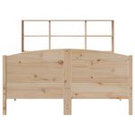 Casa si Gradina - Mobilier - Paturi si accesorii - Paturi - Pat cu biblioteca fara saltea, 150x200 cm, lemn masiv de pin - Infinity.ro