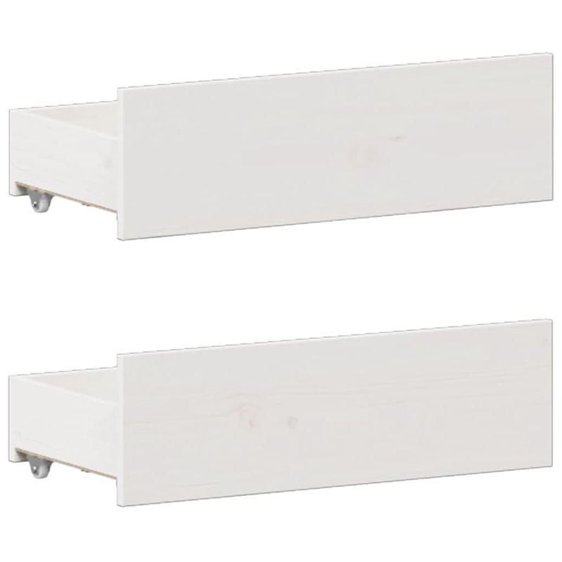 Casa si Gradina - Mobilier - Paturi si accesorii - Paturi - Pat cu biblioteca fara saltea, 180x200 cm, lemn masiv de pin - Infinity.ro