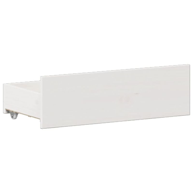 Casa si Gradina - Mobilier - Paturi si accesorii - Paturi - Pat cu biblioteca fara saltea, 180x200 cm, lemn masiv de pin - Infinity.ro