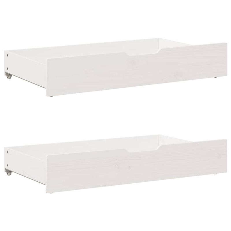 Casa si Gradina - Mobilier - Paturi si accesorii - Paturi - Cadru de pat fara saltea, alb, 75x190 cm, lemn masiv de pin - Infinity.ro
