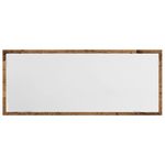 Casa si Gradina - Mobilier - Mobilier baie - Oglinzi baie - Oglinda de baie LED lemn vechi, 100x8,5x37 cm lemn prelucrat - Infinity.ro