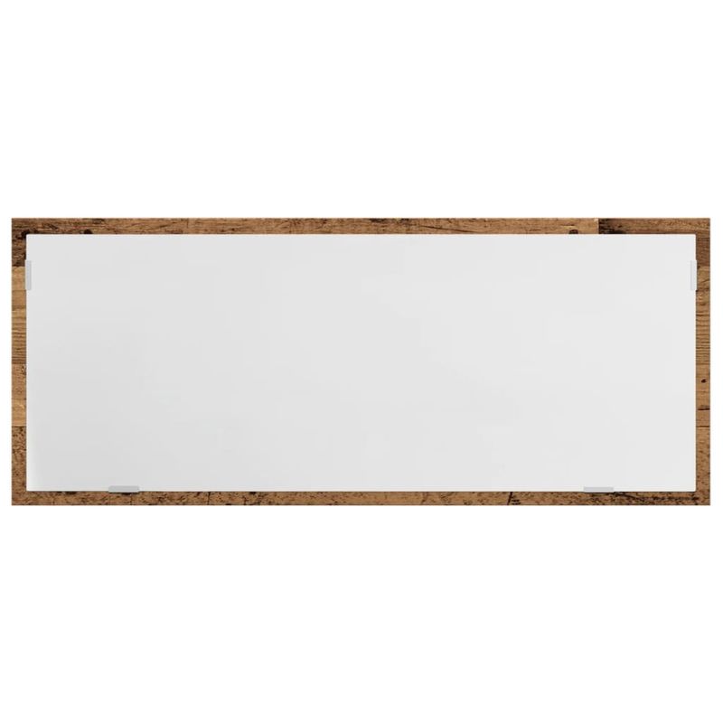 Casa si Gradina - Mobilier - Mobilier baie - Oglinzi baie - Oglinda de baie LED lemn vechi, 100x8,5x37 cm lemn prelucrat - Infinity.ro