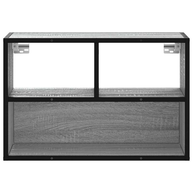 Casa si Gradina - Mobilier - Comode si corpuri - Comode - Dulap TV, gri sonoma, 60x31x39,5 cm, lemn prelucrat si metal - Infinity.ro