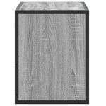 Casa si Gradina - Mobilier - Comode si corpuri - Comode - Dulap TV, gri sonoma, 60x31x39,5 cm, lemn prelucrat si metal - Infinity.ro