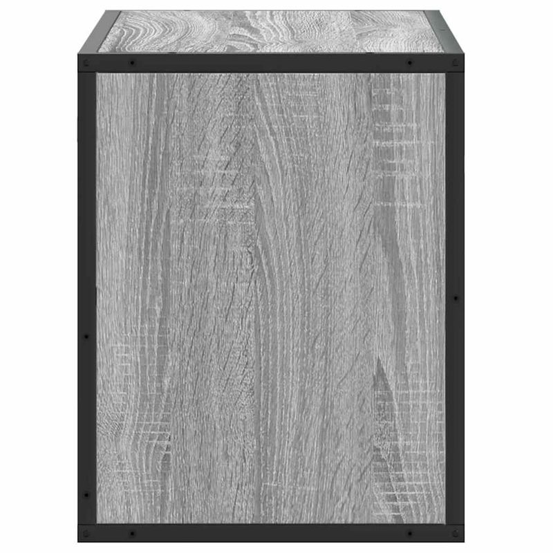 Casa si Gradina - Mobilier - Comode si corpuri - Comode - Dulap TV, gri sonoma, 60x31x39,5 cm, lemn prelucrat si metal - Infinity.ro