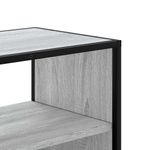 Casa si Gradina - Mobilier - Comode si corpuri - Comode - Dulap TV, gri sonoma, 60x31x39,5 cm, lemn prelucrat si metal - Infinity.ro
