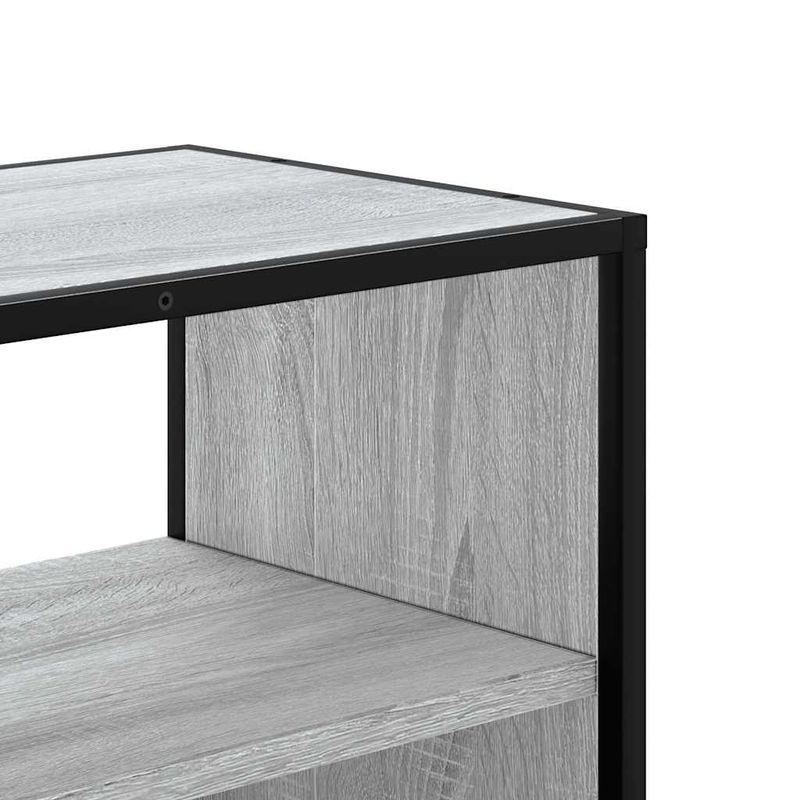 Casa si Gradina - Mobilier - Comode si corpuri - Comode - Dulap TV, gri sonoma, 60x31x39,5 cm, lemn prelucrat si metal - Infinity.ro