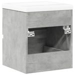 Casa si Gradina - Mobilier - Seturi de mobilier - Seturi baie - Set mobilier de baie, 2 piese, gri beton, lemn compozit - Infinity.ro
