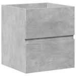 Casa si Gradina - Mobilier - Seturi de mobilier - Seturi baie - Set mobilier de baie, 2 piese, gri beton, lemn compozit - Infinity.ro