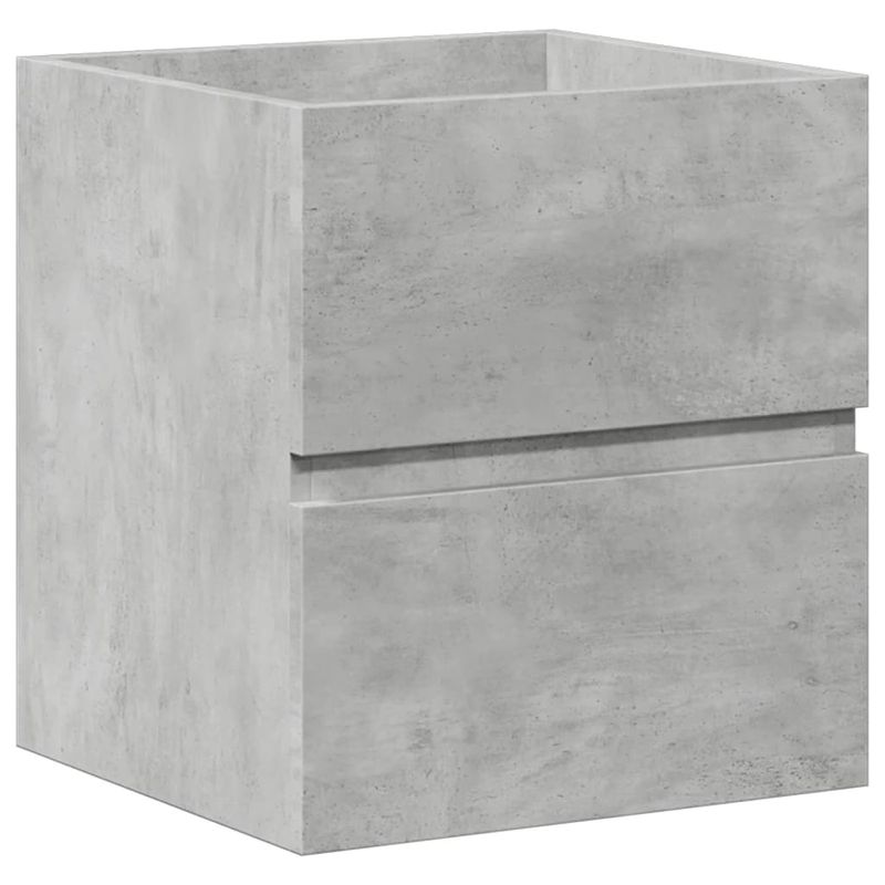 Casa si Gradina - Mobilier - Seturi de mobilier - Seturi baie - Set mobilier de baie, 2 piese, gri beton, lemn compozit - Infinity.ro