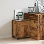 Casa si Gradina - Mobilier - Dulapuri si sifoniere - Dulapuri - Dulap cu roti, lemn vechi, 45x38x54 cm, lemn prelucrat - Infinity.ro