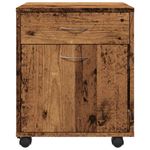 Casa si Gradina - Mobilier - Dulapuri si sifoniere - Dulapuri - Dulap cu roti, lemn vechi, 45x38x54 cm, lemn prelucrat - Infinity.ro