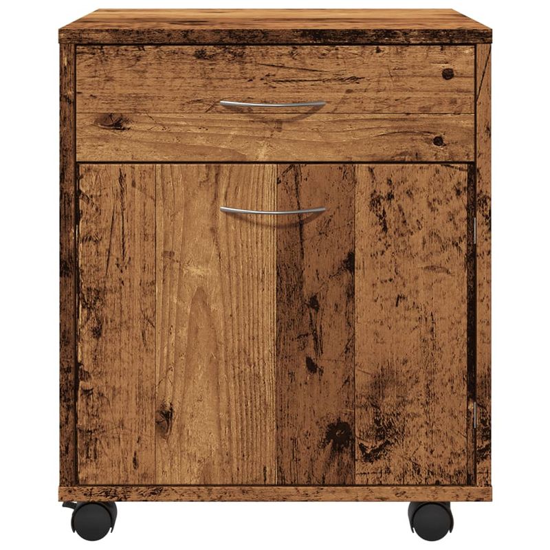 Casa si Gradina - Mobilier - Dulapuri si sifoniere - Dulapuri - Dulap cu roti, lemn vechi, 45x38x54 cm, lemn prelucrat - Infinity.ro