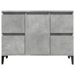 Casa si Gradina - Mobilier - Mobilier baie - Comode baie - Dulap de chiuveta, gri beton, 80x33x60 cm, lemn prelucrat - Infinity.ro