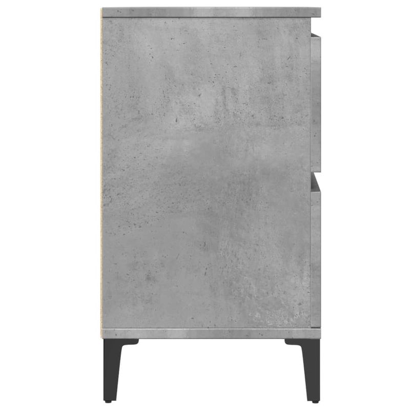 Casa si Gradina - Mobilier - Mobilier baie - Comode baie - Dulap de chiuveta, gri beton, 80x33x60 cm, lemn prelucrat - Infinity.ro
