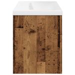 Casa si Gradina - Mobilier - Seturi de mobilier - Seturi baie - Dulap pentru chiuveta de baie, lavoar incorporat, lemn vechi - Infinity.ro