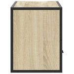 Casa si Gradina - Mobilier - Comode si corpuri - Comode - Dulap TV, stejar sonoma, 80x31x39,5 cm, lemn prelucrat si metal - Infinity.ro