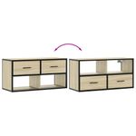 Casa si Gradina - Mobilier - Comode si corpuri - Comode - Dulap TV, stejar sonoma, 80x31x39,5 cm, lemn prelucrat si metal - Infinity.ro