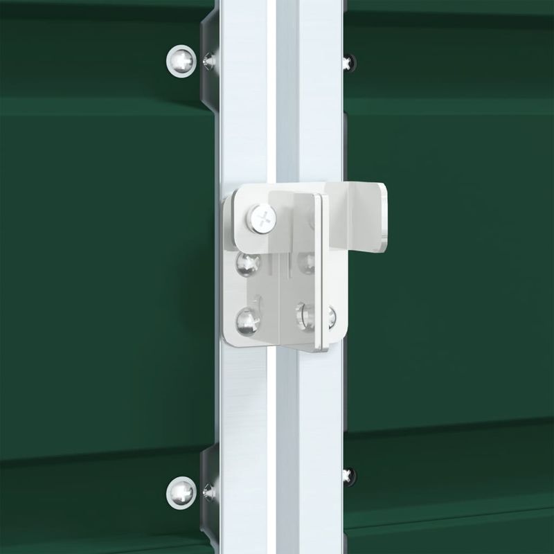 Casa si Gradina - Mobilier - Organizare si depozitare - Cosuri de gunoi - Depozit pubele cu roti duble, verde, 144x81x113 cm, otel - Infinity.ro